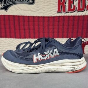 Size 11b - Hoka Skyflow Womens Nautical Dusk Anchor Blue Athletic Running Shoes